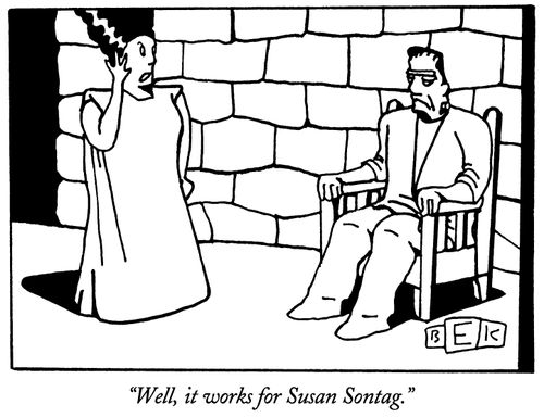 "Well, it works for Susan Sontag."