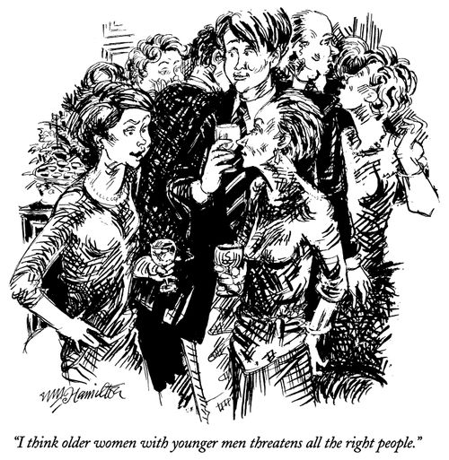 "I think older women with younger men threatens all the right people."