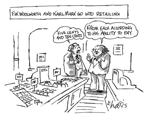 F.W. Woolworth and Karl Marx Go Into Retailing