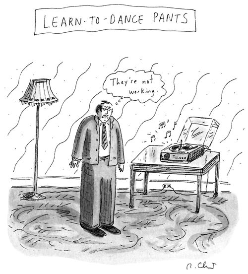 Learn-to-dance pants.