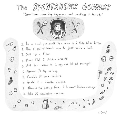 The spontaneous gourmet