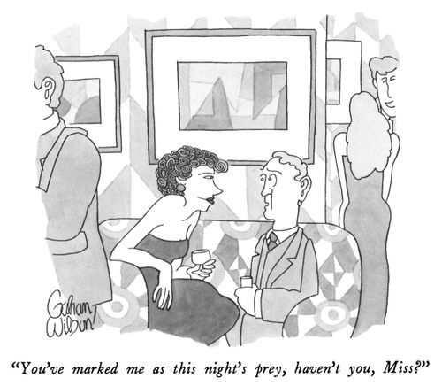 "You've marked me as this night's prey, haven't you, Miss?"