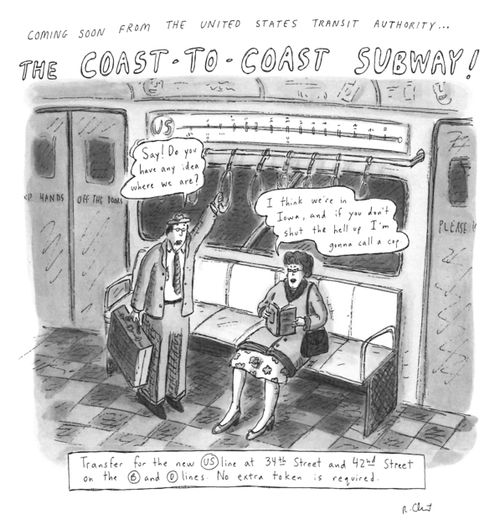 Coming soon from the United States Transit Authority: the coast-to-coast subway!