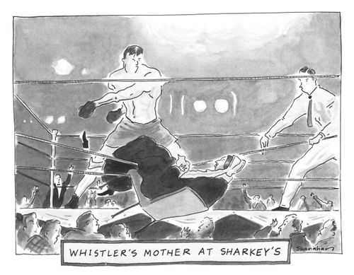 Whistler's Mother at Sharkey's