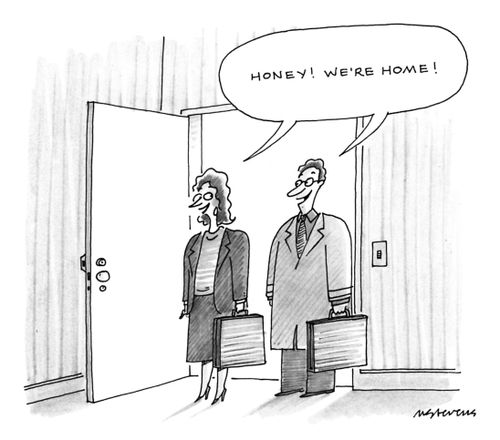 "Honey! We're home!"