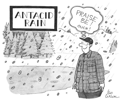 Antacid rain