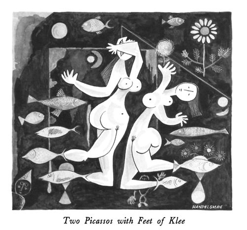 Two Picassos with Feet of Klee