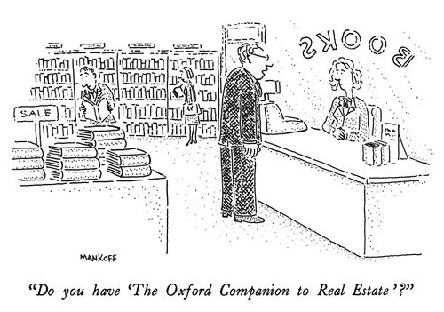 "Do you have 'The Oxford Companion to Real Estate'?"