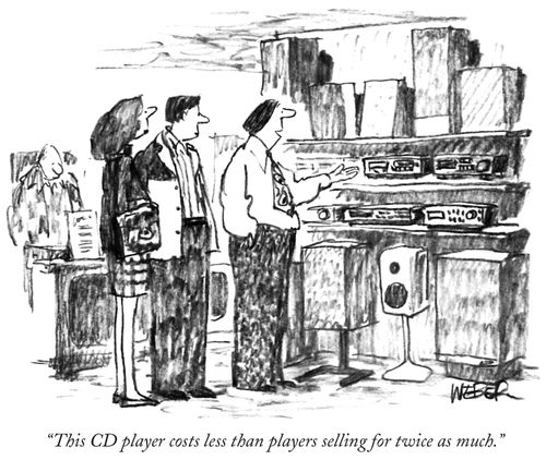 "This CD player costs less than players selling for twice as much."