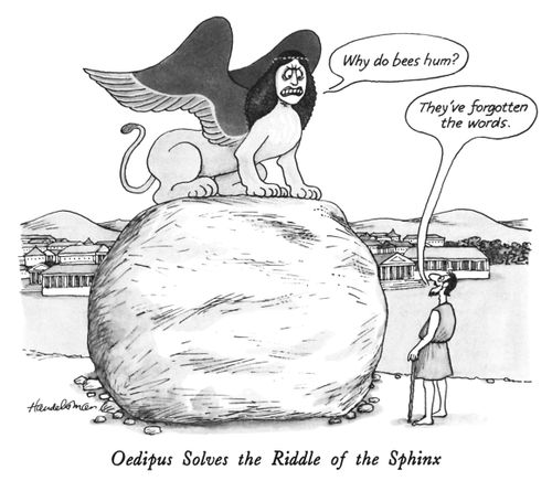 Oedipus Solves the Riddle of the Sphinx