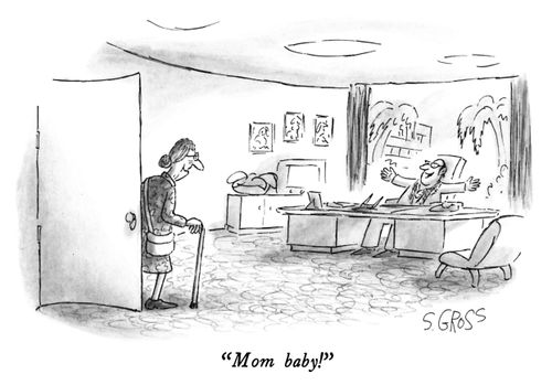 "Mom baby!"