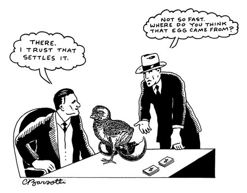 "There I trust that settles it."