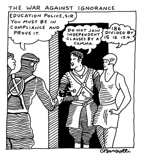 The war against ignorance