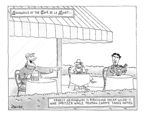 Meanwhile at the Cafe de la Mort...