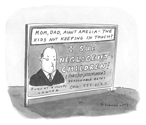 I sue negligent children!