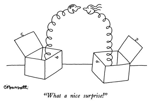 "What a nice surprise!"