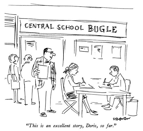 "This is an excellent story, Doris, so far."