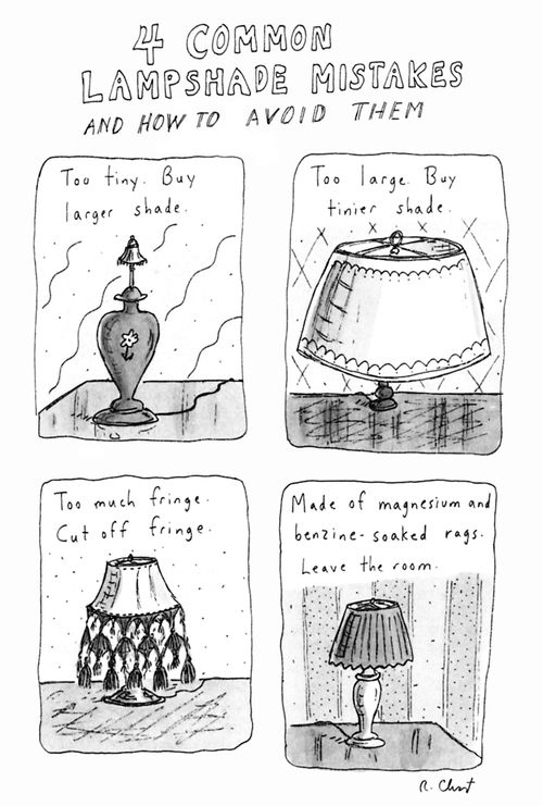 Four Common Lampshade Mistakes and How To Avoid Them.