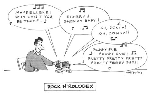 Rock'n Rolodex