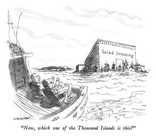 "Now, which one of the Thousand Islands is this?"