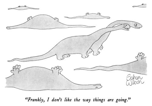 "Frankly, I don't like the way things are going."