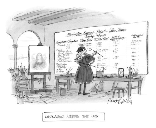 Leonardo Meets the I.R.S.