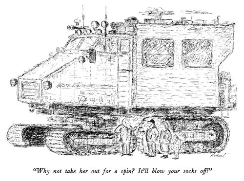 "Why not take her out for a spin? It'll blow your socks off!"