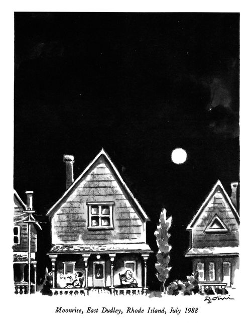 Moonrise, East Dudley, Rhode Island, July 1988