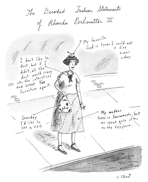 The Decoded Fashion Statements of Rhonda Perlmutter III