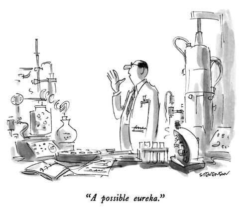 "A possible eureka."