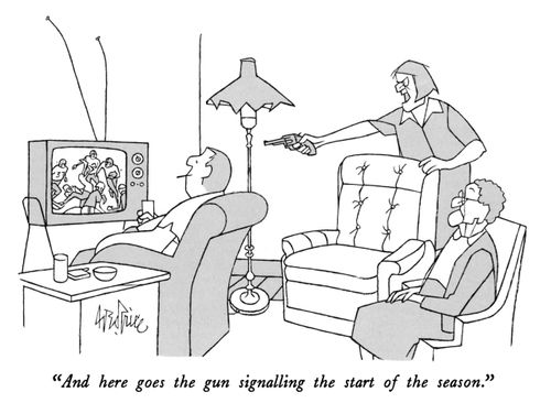 "And here goes the gun signalling the start of the season."