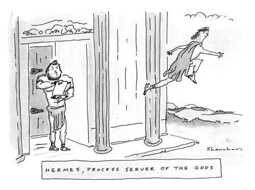 Hermes, Process Server Of The Gods