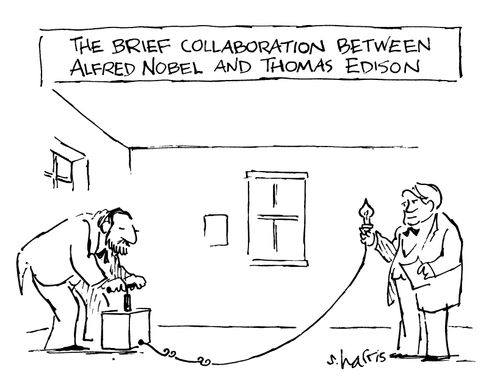 The Brief collaboration Alfred Nobel And Thomas Edison