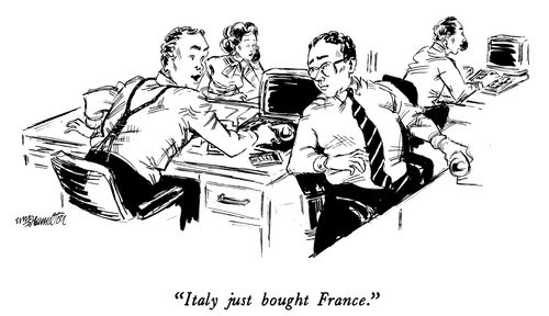 "Italy just bought France."