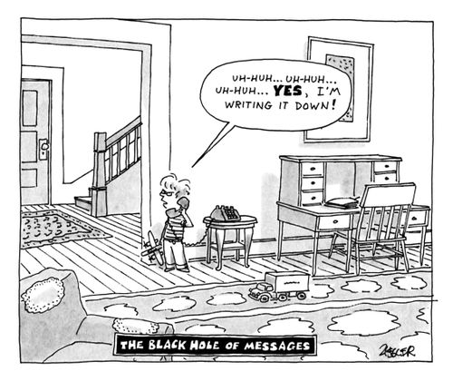 The Black Hole Of Messages