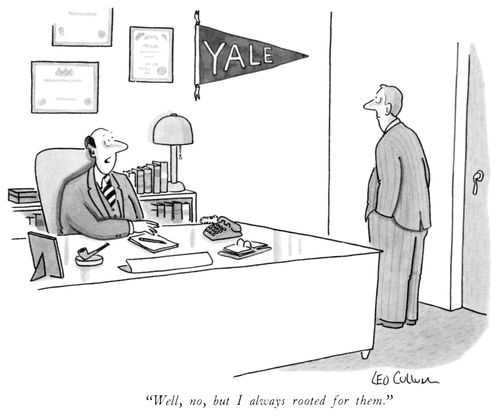 "Well, no, but I always rooted for them."