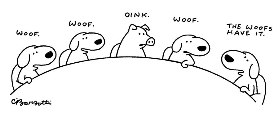 "The Woofs have it."