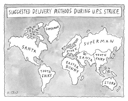 Suggested Delivery Methods During U.P.S. Strike.