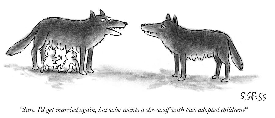 "Sure, I'd get married again, but who wants a she-wolf with two adopted children?"