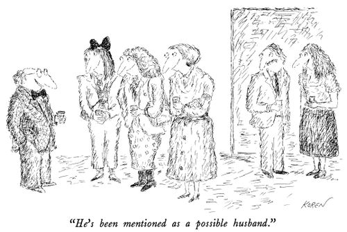 "He's been mentioned as a possible husband."