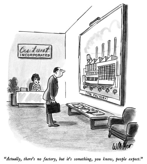 "Actually, there's no factory, but it's something, you know, people expect."