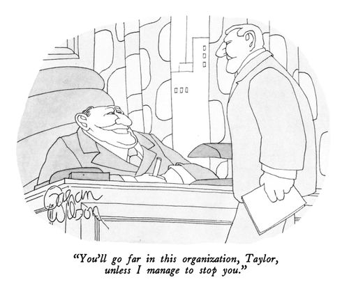 "You'll go far in this organization, Taylor, unless I manage to stop you."