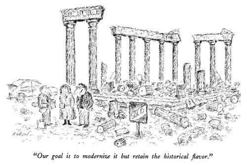 "Our goal is to modernize it but retain the historical flavor."