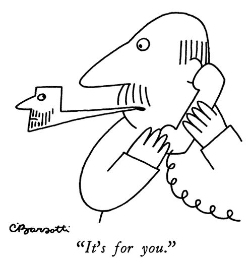 "It's for you."