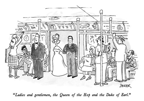 "Ladies and gentlemen, the Queen of the Hop and the Duke of Earl."