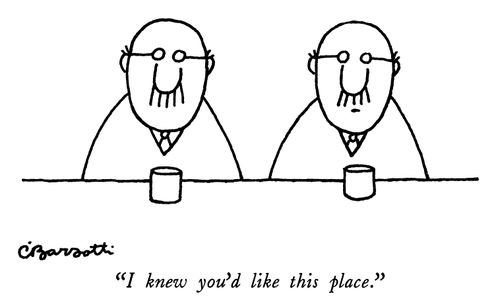 "I knew you'd like this place."