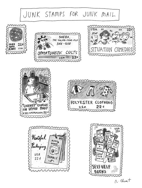 Junk Stamps For Junk Mail.