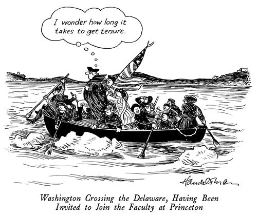 Washington Crossing the Delaware, Having Been Invited to Join the Faculty at Princeton