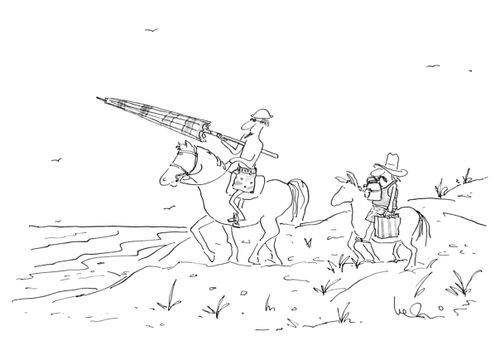 Don Quixote at the Beach