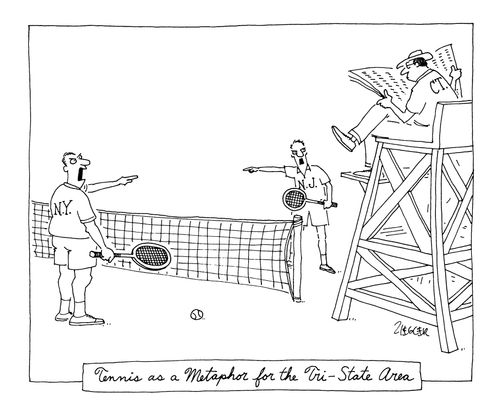 Tennis as a Metaphor for the Tri-State Area